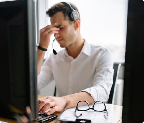 frustrated man