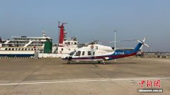 琼州海峡北岸应急直升机